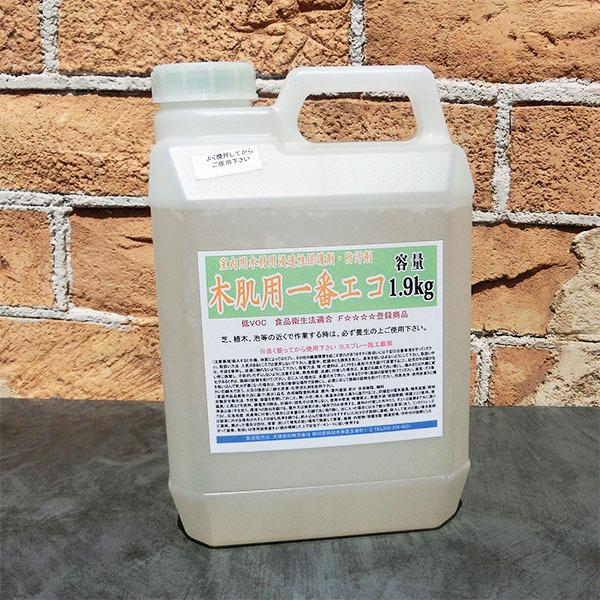 木肌用一番エコ(水性)-大橋塗料オリジナルサイズ-  1.9kg(約12〜38平米/2回塗り) 浴室...