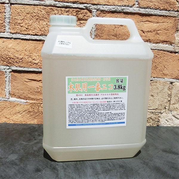 木肌用一番エコ(水性)-大橋塗料オリジナルサイズ- 3.8kg(約23〜76平米/2回塗り)    ...