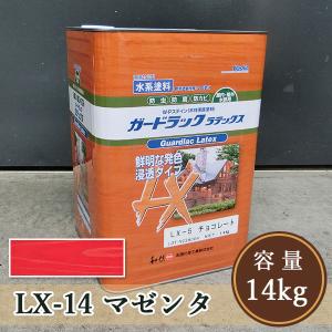 ガードラックラテックス LX-8ハニーメープル 14kg（約140平米/2回塗り