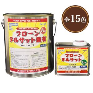 P5倍！】 フローン ヌルサット 艶有 白 3.3kgセット （東日本塗料/2液