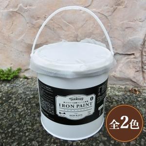 アイアンペイント アイアンブラック 3L(30〜36平米/1回塗り) ターナー色彩/水性/安全/DIY/ペイント
