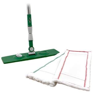 オスモモップ　(セット内容:伸縮する柄に自在ヘッドと2枚のモップ) 伸縮 ヘッド モップ ハンドル セット オスモ