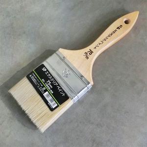 HCペイントブラシ 平刷毛 3インチ(76mm) 水性/油性/塗料/化繊100%/刷毛