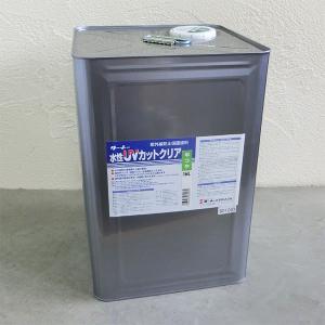 水性UVカットクリア 16L 紫外線防止保護塗料（144〜208平米/1回塗り）｜ohhashi-paint