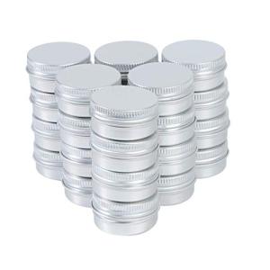 Chocople アルミ缶 アルミケース クリームケース 化粧品 小分け シルバー