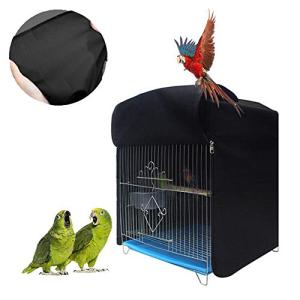 BarleyCorn 鳥かごカバー ケージカバー 黒色 遮光 防寒