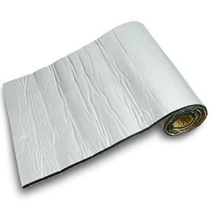 TORIBIO 150*60cm 厚さ10MM 車用断熱マット遮音マット断熱材 自動車のドアの断熱材 遮音防音材料 エンジン吸音パッド アルミ箔 ノイ