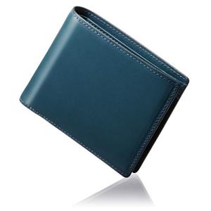 GLEVIO 栃木レザー 二つ折り 財布 / 一流 の 財布 職人 が 作る / 財布 小銭入れ メンズ メンズ財布 ふたつおり財布 メ