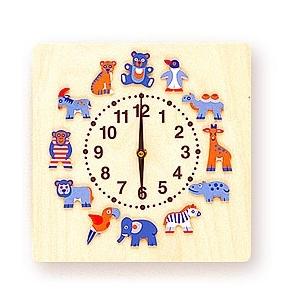 時計 動物たち ヘラー : 木のおもちゃ・おひさまやYahoo!店 - 通販