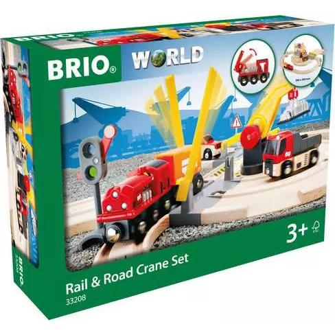 BRIO　レール＆ロードクレーンセット　33208　ブリオ