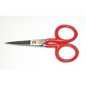 コウノトリ鶴はさみ17cm & 9cm大小セット 金メッキ足 指ぬき付 完品