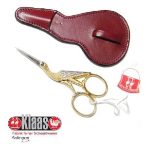 ゾーリンゲン ロバートクラス コウノトリ 鶴型手芸刺繍はさみ