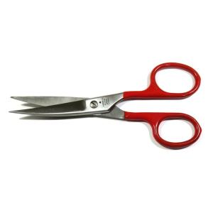 ゾーリンゲン（独）2418V-17-bent F.ハーダー　レザーシザー（皮革用はさみ）17cm 先...