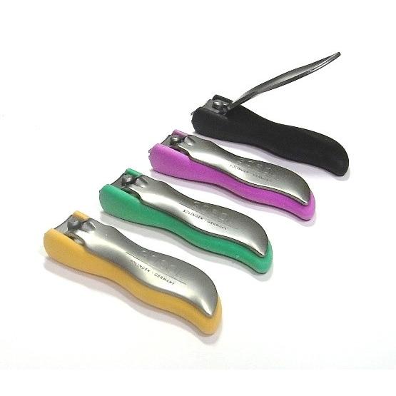 ゲーゾル（独）爪切 6.5cm 丸刃 コンテナ付（4色より選択）“シャープな切味、爪飛び防止コンテナ...