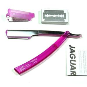 メルクール 髭剃り23c 両刃ホルダー 替刃11枚付き 革ケース付き