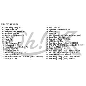K-POP DVD BIBI 2024 PV/...の詳細画像1