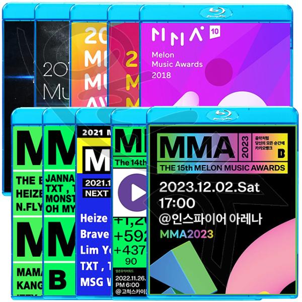 Blu-ray 2014-2023 Melon Music Awards 10枚Set - EXO/...