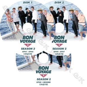K-POP DVD BTS BON VOYAGE SEASON2 3枚SET -EP0-EP8+BEHIND- 日本語字幕あり 防弾少年団 バンタン 韓国番組収録DVD BANGTAN KPOP DVD