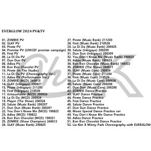 K-POP DVD Everglow 2024...の詳細画像1