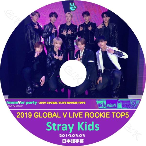 K-POP DVD STRAY KIDS 2019 GLOBAL V LIVE ROOKIE TOP...