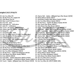 K-POP DVD tripleS 2025 ...の詳細画像1