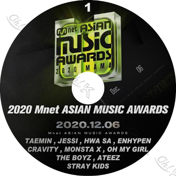 K-POP DVD 2020 MAMA Mnet Asia Music Awards #1 2020...