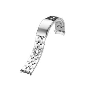 iStrap 19mmスチール腕時計バンド 非中空カーブ両端時計ベルト Tissot  PRC 200対応