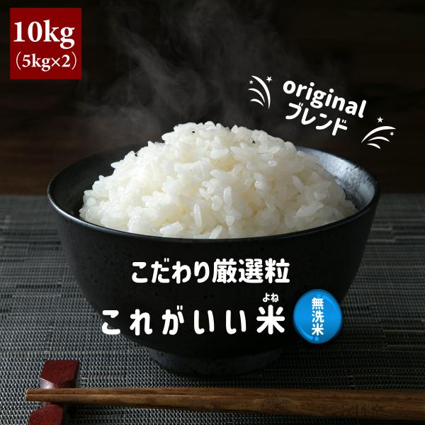お米 無洗米 10kg 安い これがいい米 ブレンド米 農家直送 訳あり 送料無料