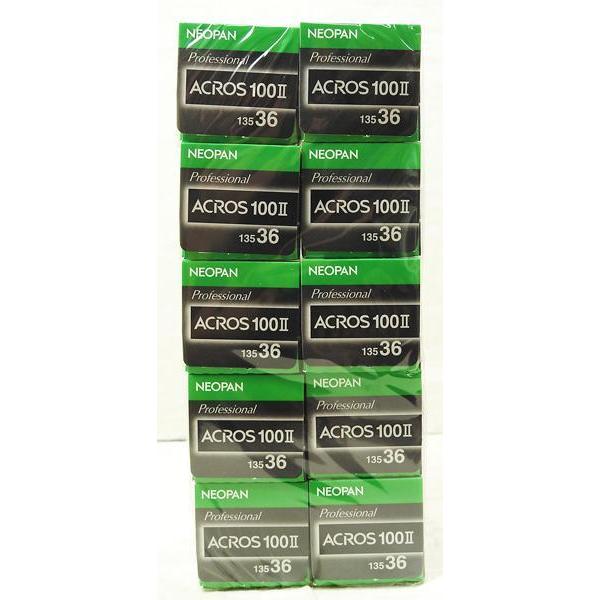 【10個セット】FUJIFILM 黒白フィルム ネオパン100 ACROS II135サイズ 36枚...