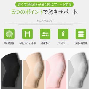 超薄型膝サポーター 2枚入り S-L 4col...の詳細画像2