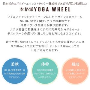 YARD ヨガホイール PU アグニブラック ...の詳細画像2