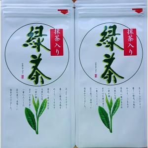 抹茶入り緑茶　100ｇ　２本｜ohsakaya-store
