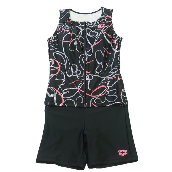 アリーナ ARENA フィットネス水着 レディース XOサイズ セパレーツ セパレート カバーバック...