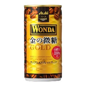 一部地域送料無料 アサヒ飲料 WONDA(ワンダ) 金の微糖 185g缶×30本入 北海道 東北 四...