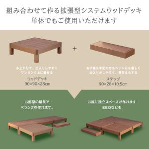 ウッドデッキ 人工木 90×90 人工木材 樹...の詳細画像2