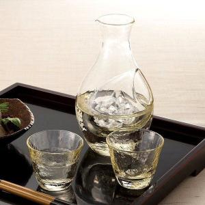 日本酒グラス 高瀬川 琥珀 冷酒 ギフトセット