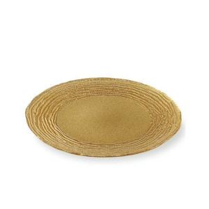 ガラス食器 皿 マラケシュ チャージャープレート32cm シルバー ＃特選