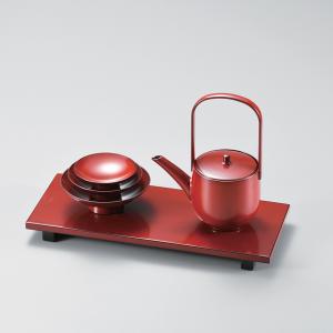 お屠蘇セット　屠蘇器　漆器　本漆　茜朱　ミニ屠蘇器