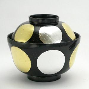 漆器 お椀 越前漆器 箔日月 瓢箪形 煮物椀 515ml 木合(5073-03 漆器 お椀 越前漆器 箔日月 瓢箪形 煮物椀 515ml 木合(5073-03