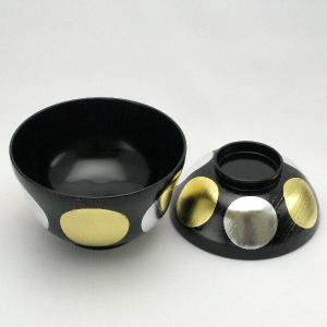 越前漆器 お椀 欅(けやき)日月 魯山人好 煮...の詳細画像2