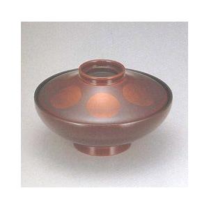 越前漆器 お椀 欅（けやき）日月 魯山人好 煮物椀 木製 (5070-01