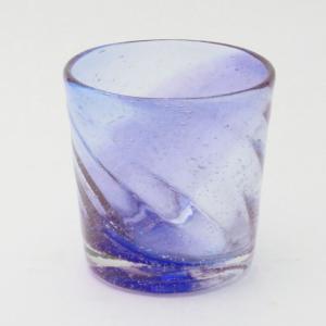 琉球風　ロックグラス　SB&BL （水色＆ブルー）300ml 　グラス・タンブラー｜oi-con