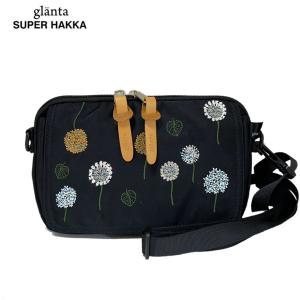 SUPER HAKKA(スーパーハッカ) glanta (グレンタ) フラワーボール刺繍ウォレットショルダーバッグ 全3色 BAG 花柄 刺しゅう レディース 春 夏｜oibibio