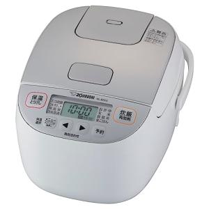 象印 炊飯器 3合 マイコン 極め炊き 黒厚釜 ホワイト NL-BD05-WA 象印 炊飯器 3合 小容量 マイコン 極め炊き 黒厚釜 一人暮らし