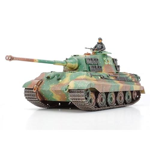 タミヤ 1/35 ミリタリーミニチュアシリーズ N0.164 ドイツ陸軍 重戦車 キングタイガー ヘ...