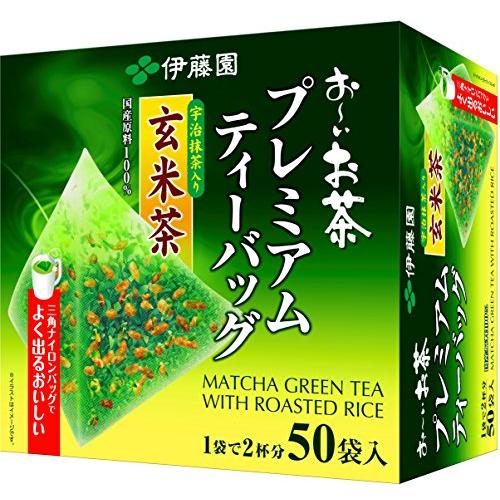 伊藤園 おーいお茶 プレミアムティーバッグ 宇治抹茶入り玄米茶 2.3g ×50袋