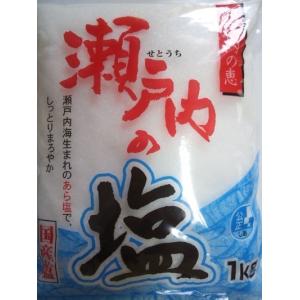 【送料無料】塩楽 瀬戸内の塩 国産塩 1kg（15袋入×1ケース）｜oideyaoosaka