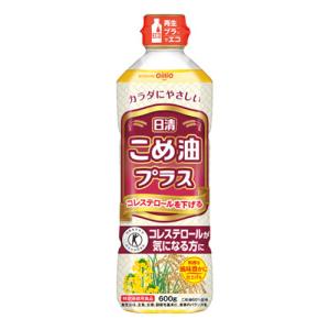 食用油 オイル こめ油 日清オイリオ 日清こめ油プラス 600g 米油 こめあぶら ビタミンE 健康｜日清オイリオ通信販売ヤフー店