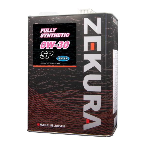 0W-30 SP、PAO+特殊エステル配合高性能エンジンオイル、「ZEKURA SYN 0W-30 ...