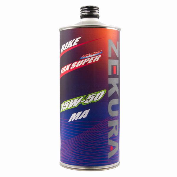 ZEKURA BIKE FSX SUPER 15W-50 MA　1L 、高粘度バイク専用レーシングエ...